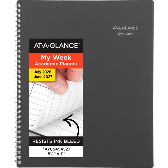 At-A-Glance Academic Weekly Monthly Planner