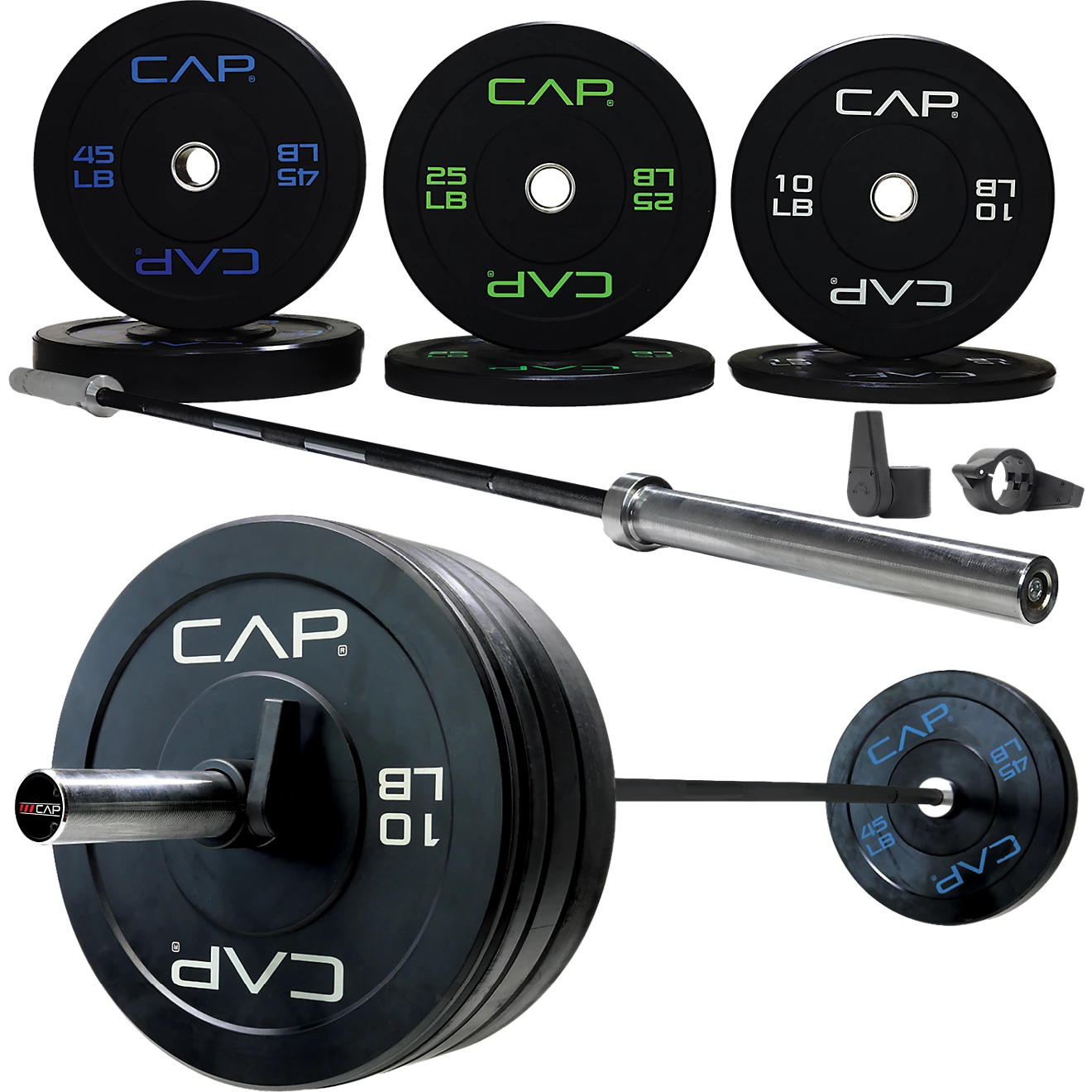 Cap Barbell Olympic 300lb Weight Set