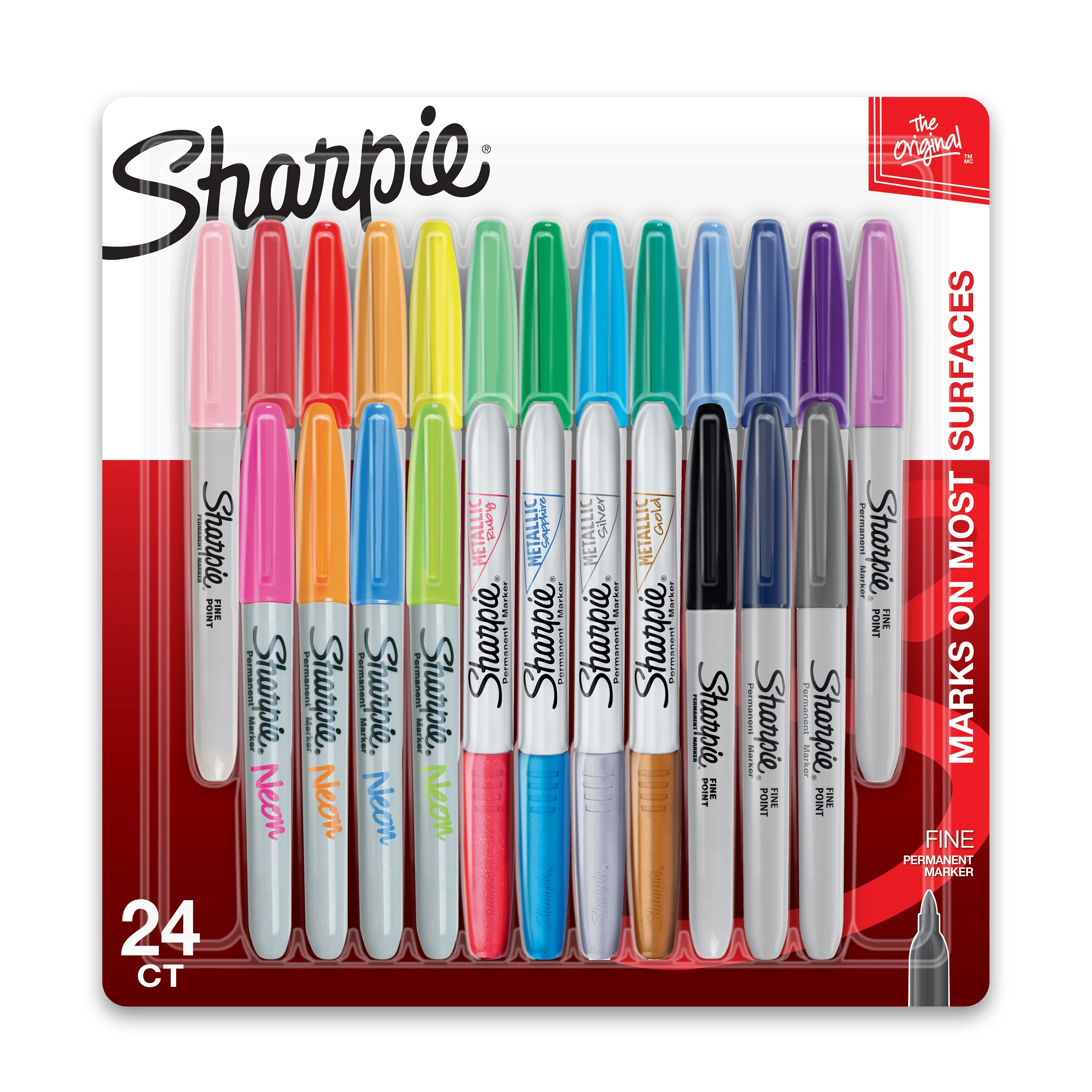 Sharpie Fine Point Permanent Marker 24-Pack