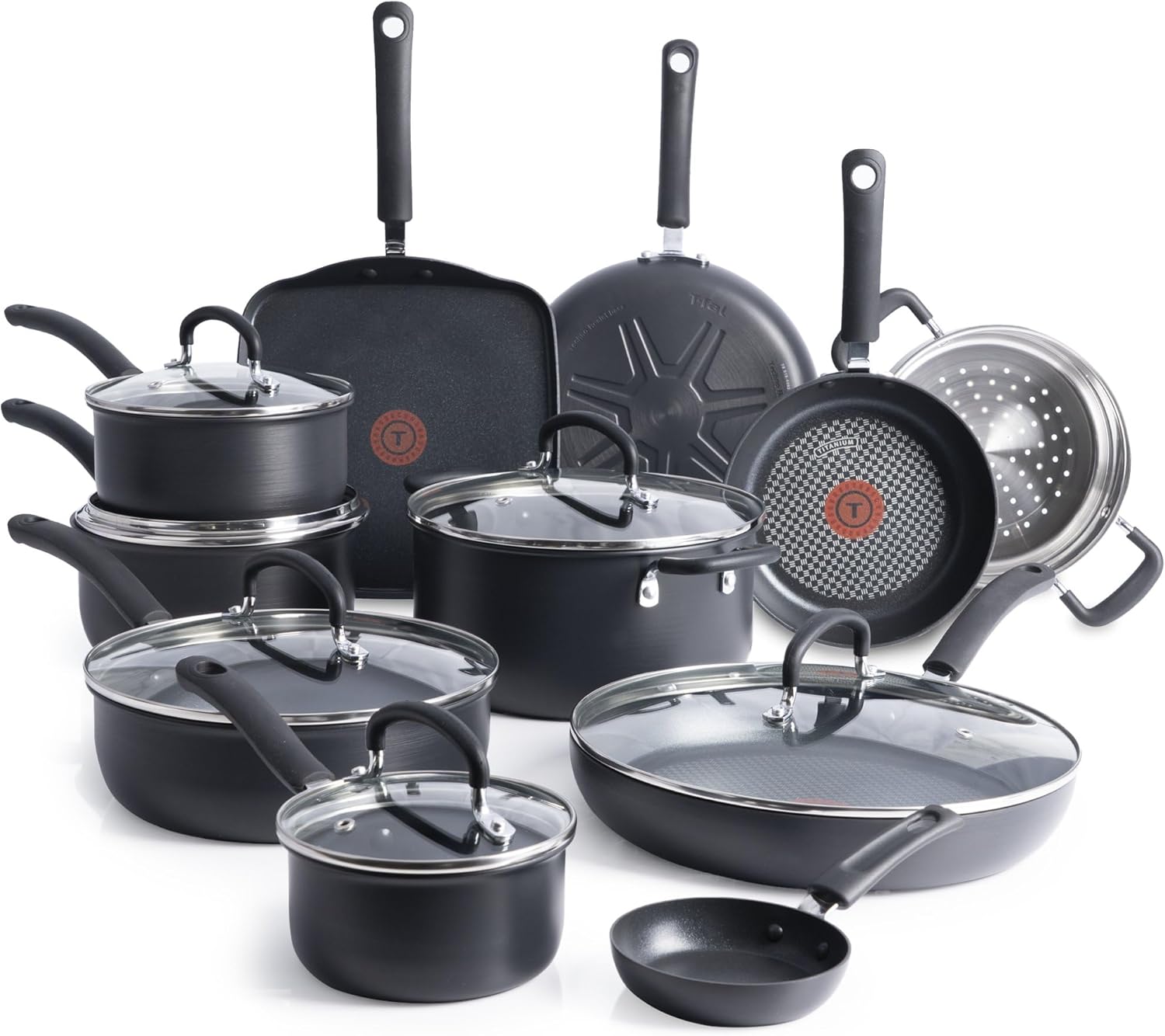 T-fal Ultimate Hard Anodized 17-Piece Set